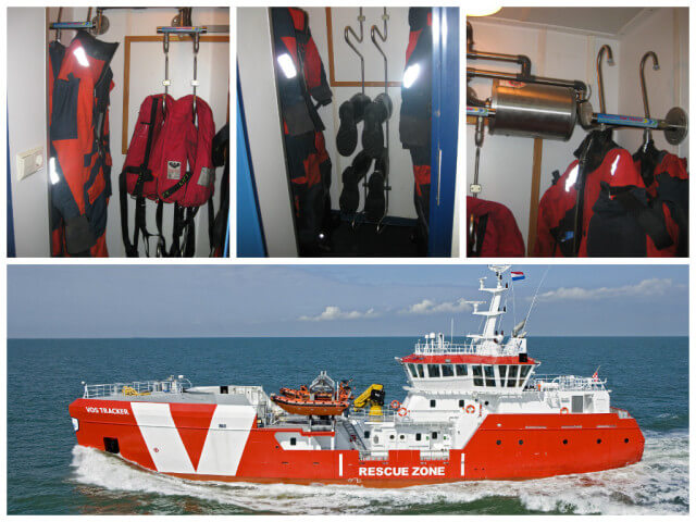 Vroon Standby Vessels suit and boot dryer