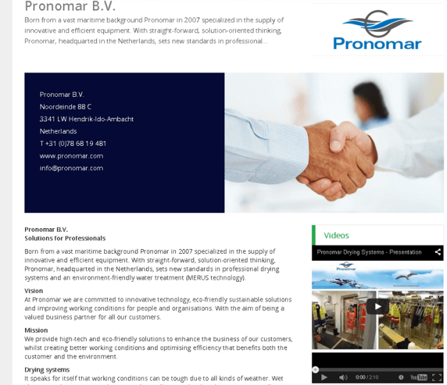 Pronomar Company Profile Offshore Energy Today