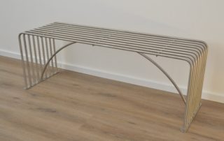 stainless steel bench